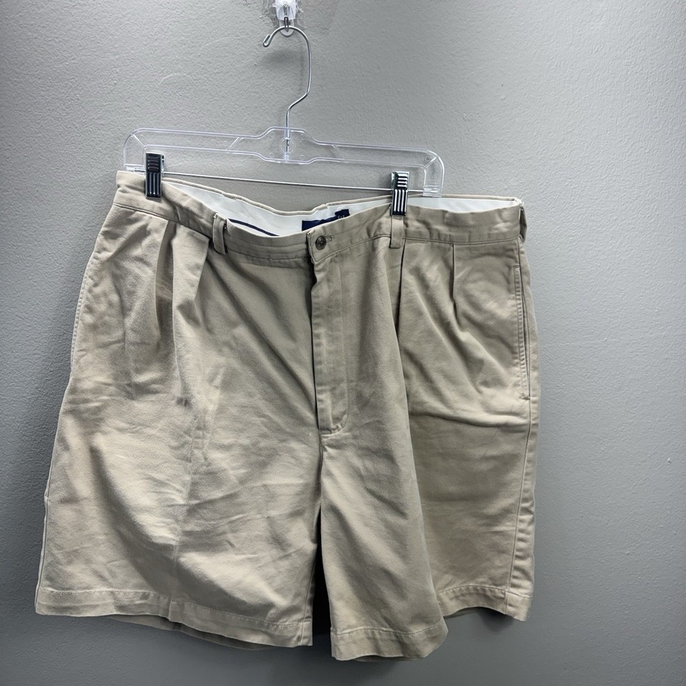 Polo Golf Ralph Lauren Shorts Mens 40 Beige Chino Classic Golf Pleated Outdoor